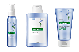La nueva gama de KLORANE a las Fibras de Lino – para el cabello fino y sin volumen La nueva gama de KLORANE a las Fibras de Lino – para el cabello fino y sin volumen