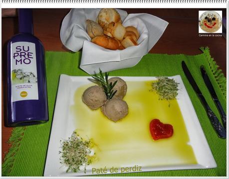 PATÉ DE PERDIZ CON AOVE 