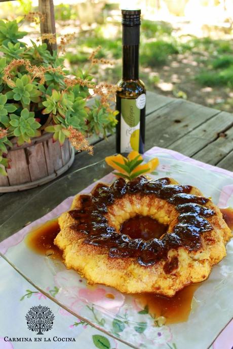 FLAN DE NARANJA Y AOVE