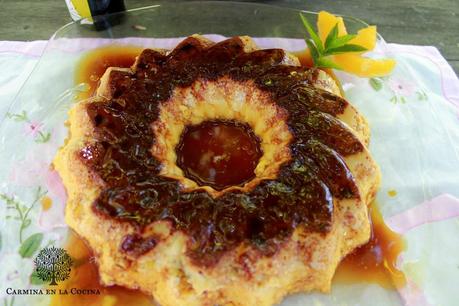 FLAN DE NARANJA Y AOVE