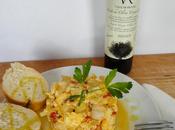 Revuelto bacalao piquillos