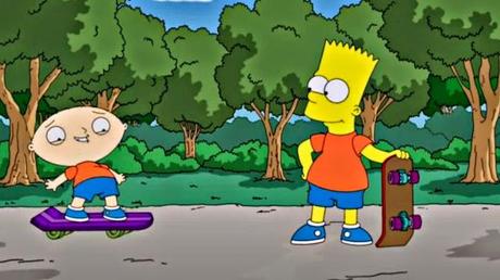 Imágenes del crossover de los Simpson y Family Guy