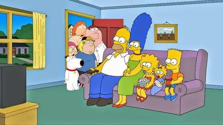 Imágenes del crossover de los Simpson y Family Guy