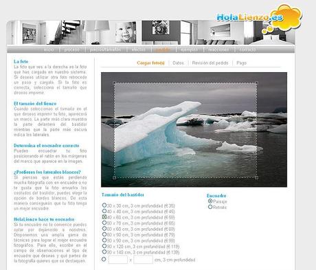 Imprimiendo en HolaLienzo