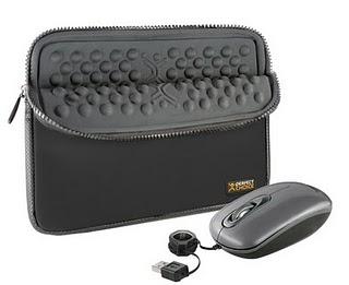 Perfect Choice diseña fundas en distintos colores para transportar Netbooks en combinación con el mouse