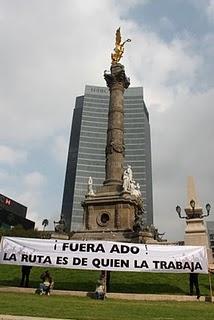 Ebrard defrauda a ciudadanos y ADO no es la solución, es una imposición, afirman transportistas