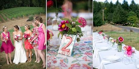 Inspírate: Las mesas de una boda en el campo