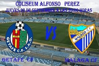 GETAFE CF   vs   MALAGA CF