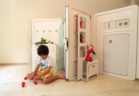 My Space casa pleglable de cartón