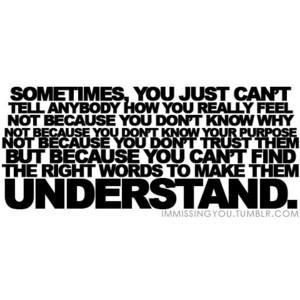 Understand.