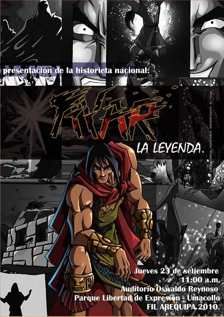 Ayar la leyenda, presentada en la FIL de Arequipa