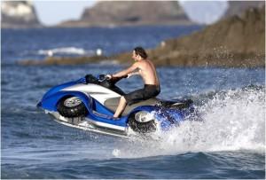 Quadski por tierra y agua