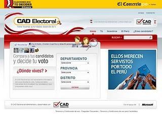 INFOGOB Y CAD ELECTORAL, LA WEB AL SERVICIO DEL ELECTORADO