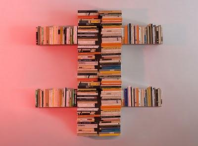 DECORAR PAREDES CON LIBROS