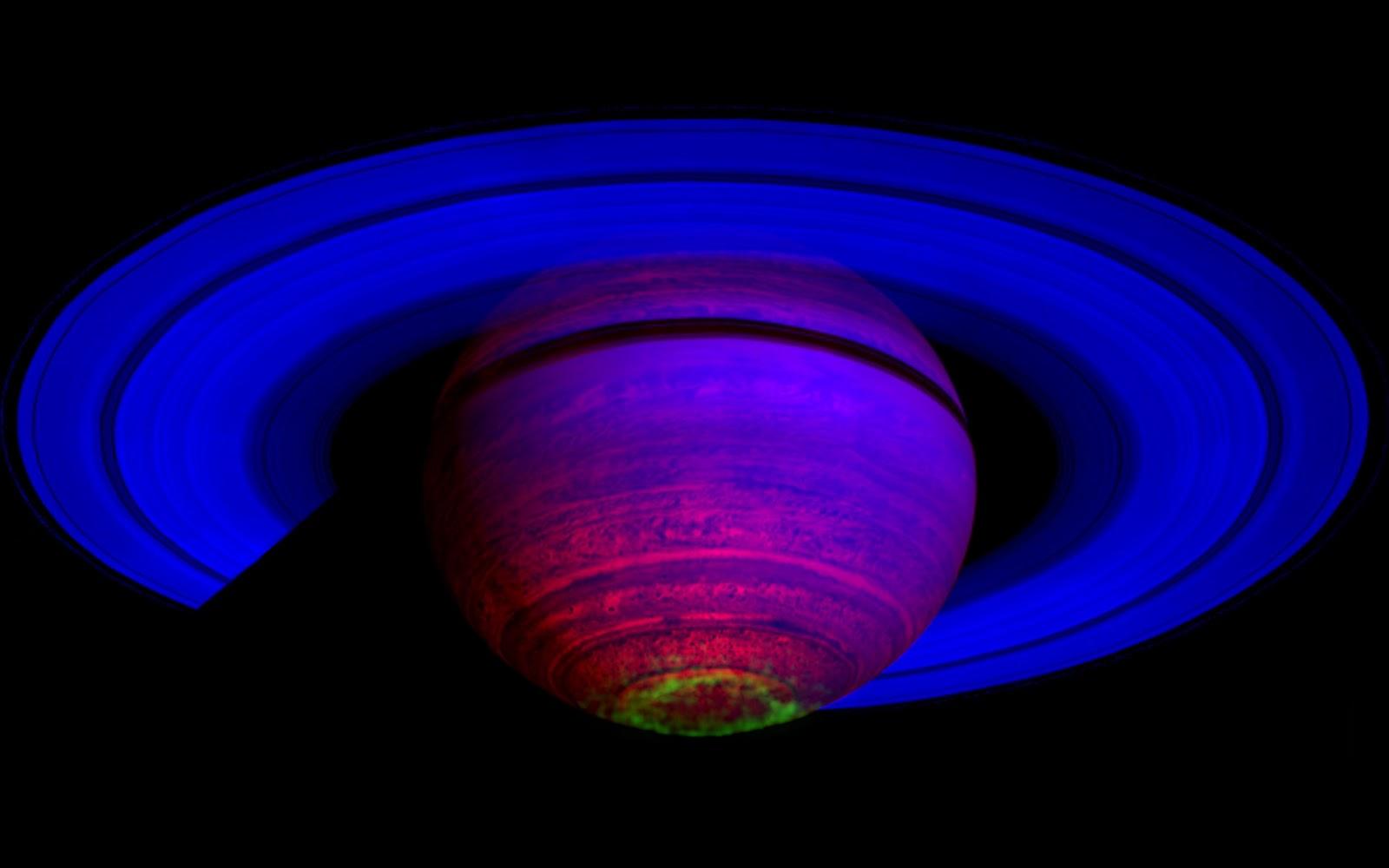 Nuevas imágenes de las auroras de Saturno