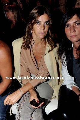 Milan Fashion Week, Primavera/Verano 2011. Gucci Runway. Front Row