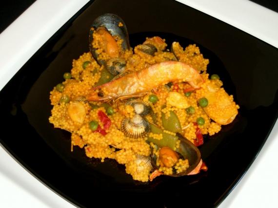 Paella de puntitos al horno