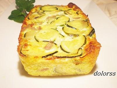 PASTEL DE CALABACÍN Y QUESO