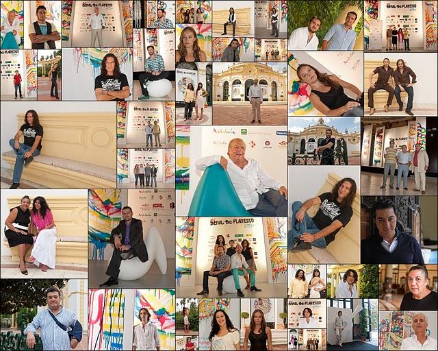 Quien es quien en la Bienal de flamenco 2010; backstage: artistas.