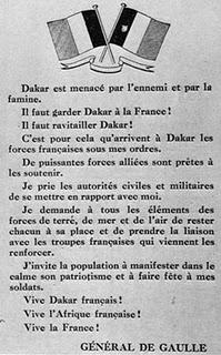 Operación Menace en Dakar - 23/09/1940.