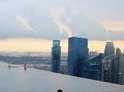 piscina vista infinita Marina Sands Hotel- Singapure