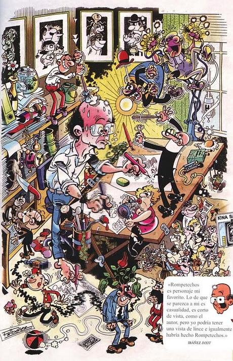 Ilustradores trabajando