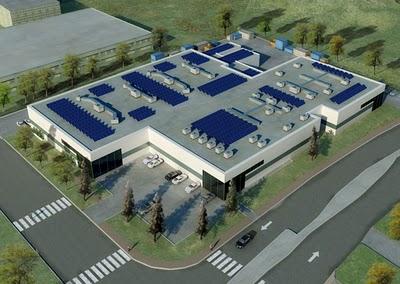 Arquitectura 3d: Render de Paneles Solares