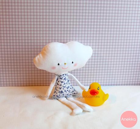 muñeca de trapo anekka handmade