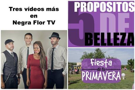 Tres vídeos más en Negra Flor TV