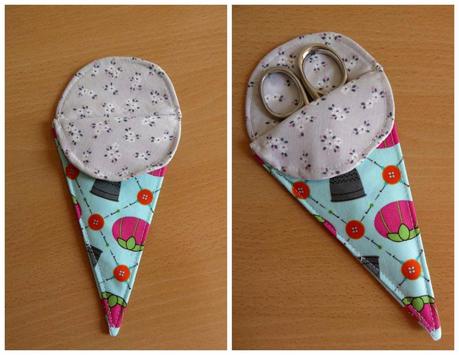 Tutorial: funda para tijeras / Tutorial: scissors case