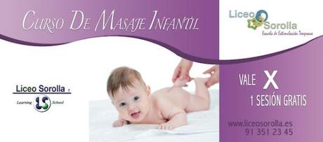 vale para curso de masaje infantil gratis Liceo Sorolla Pozuelo de Alarcon Madrid
