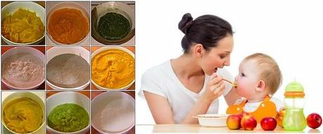 6 PAPILLAS DE FRUTAS PARA BEBES