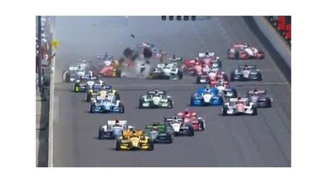 Espectacular accidente en el Indy Car en Indianapolis