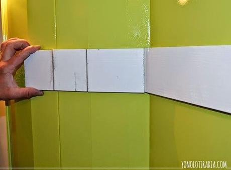 Vamos a tunear el baño. Capítulo 6. Tapar cenefa y fabricar barra de cortina