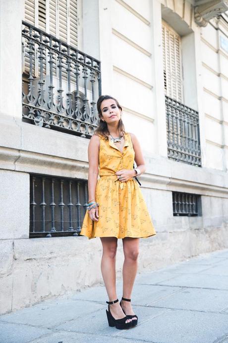 DUCK PRINT Pepa_Love_Dress-Yellow-Fishtail_Braid-Outfit-Street_Style-7