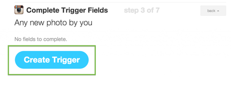 Cómo publicar fotos de Instagram en una página de Facebook crear trigger iftt