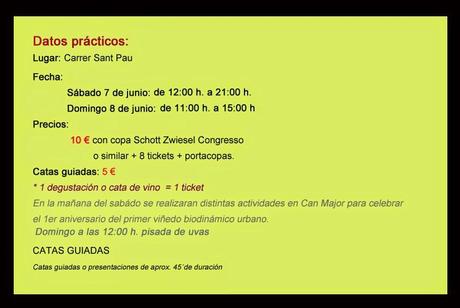 5a FIRA DE VINS DE TORRELLES DE LLOBREGAT: 7 y 8 de junio de 2014