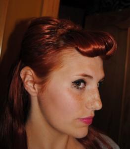 peinados pin up pelo largo