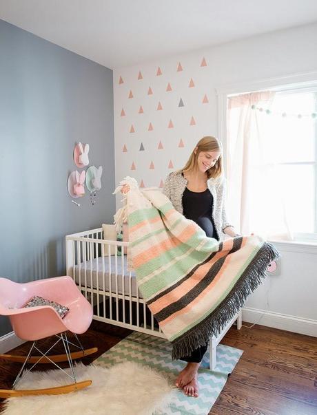 INSPIRATION: El cuarto del bebé de Chloe Fleury | Chloe's Fleury nursery
