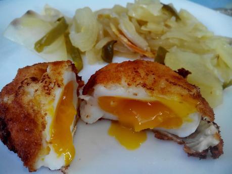 Huevos saturados de bechamel (Reto de Tía Alia) Huevos saturados de bechamel (Reto de Tía Alia)