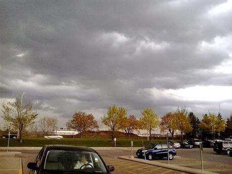 Nubes pre-tormenta, Burlington, ON, 7pm