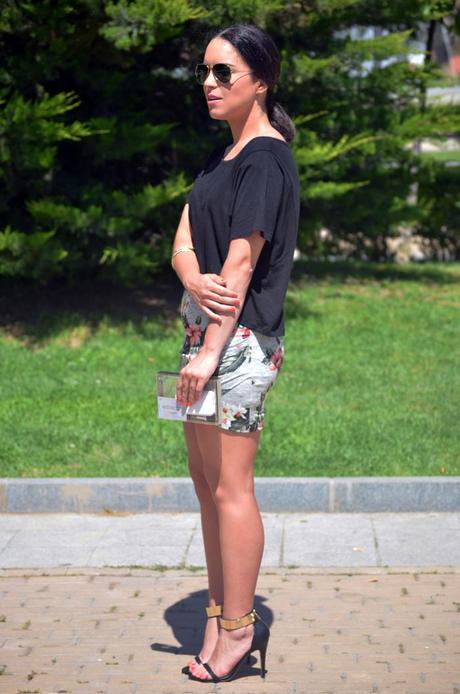 Outfit | Floral skirt