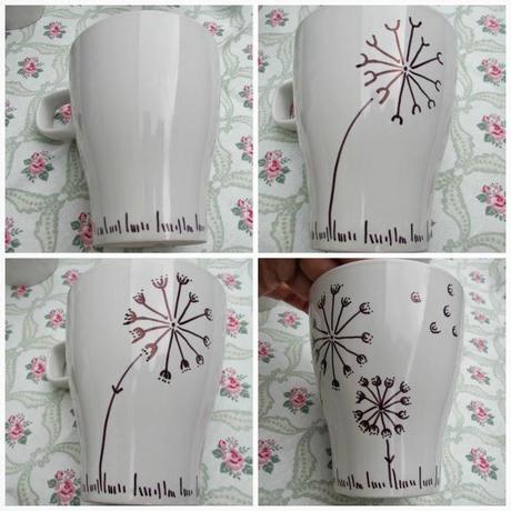 Diy: Decoramos unas tazas paso a paso