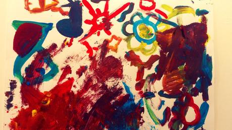 Gran experiencia la de mi primer taller de pintura con los peques, la creatividad es algo innato en los niños.