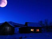 ¿Por cielo oscuro noche?