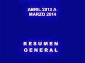 Resumen general resultados 2013-2014
