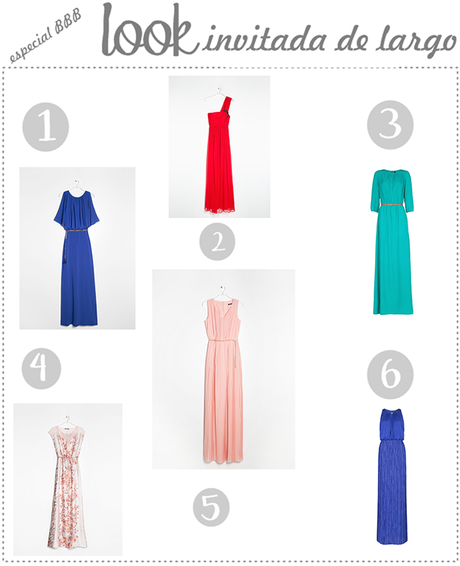 Wedding look, 2 recogidos, 3 propuestas, 6 looks para cada una y todos low cost