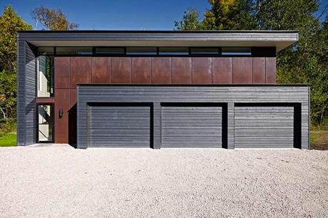Casa Vanguardista en el Bosque Canadiense - Paperblog