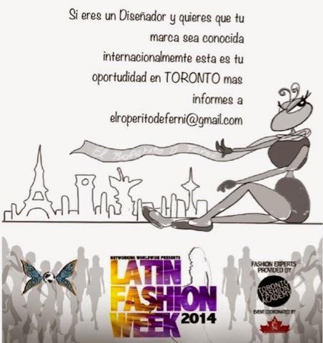 Aviso a Diseñadores Nacionales e Internacionales en Latin Fashion Week