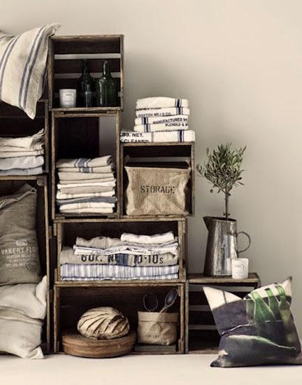 Organiza con cajas recicladas